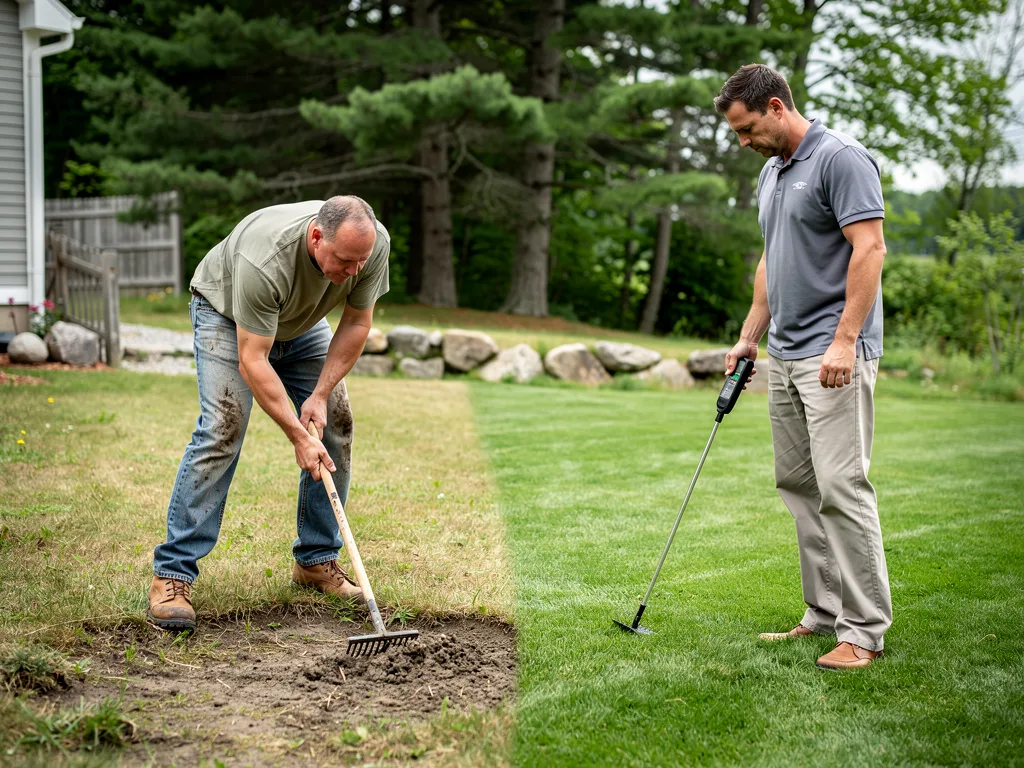 DIY vs when to call a pro for a typical lawn issue